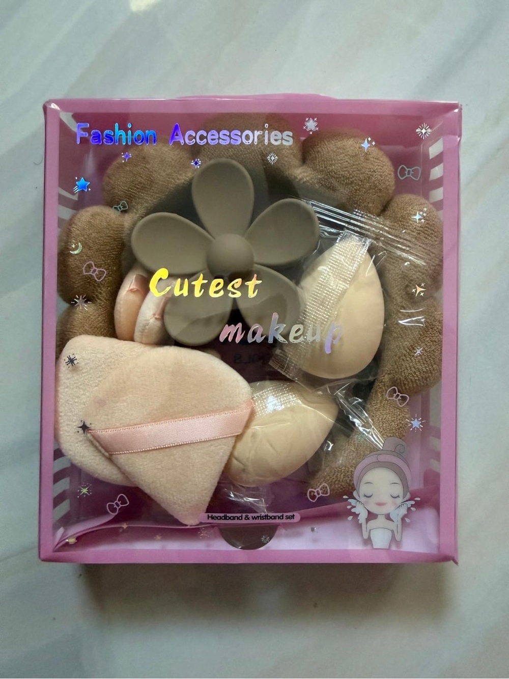Makeup Kids Toy Set - Pink & Beige Fashion Accessories